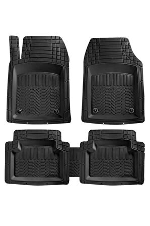 Honda Civic Fb7 2011-2016 Araca Uyumlu Comfort 4d Derin Havuzlu Siyah Oto Paspas Takımı