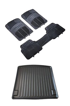 Fiat Stilo Sw 2001-2007 Dekoratif uyumlu    Paspas Ve 3d Bagaj Havuzu