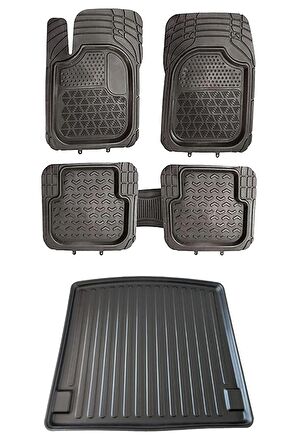 Mercedes C Seri W203 2001-2007 Derin Havuzlu Paspas Ve 3d Bagaj Havuzu