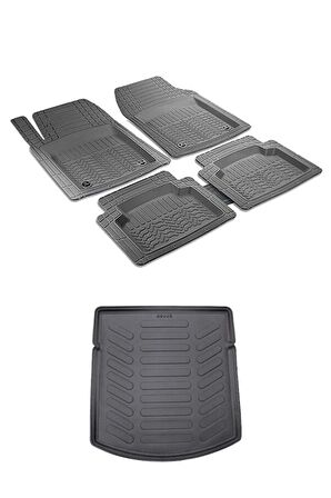 Mitsubishi Lancer 2001-2007 Deluxe  uyumlu  Paspas Ve 3d Bagaj Havuzu