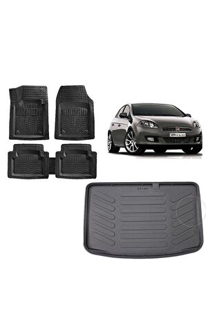 Fiat Bravo Hatchback 2009 Model 3d Bagaj Havuzu ve 4D Luxury Havuzlu Paspas