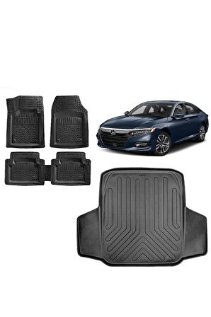 Honda Accord 2023 Model 3d Bagaj Havuzu ve 4D Luxury Havuzlu Paspas