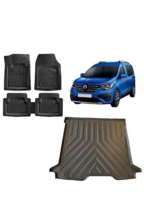 Renault Express 2022 Model 3d Bagaj Havuzu ve 4D Luxury Havuzlu Paspas