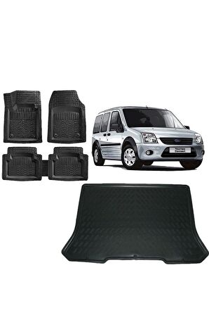 Ford Connect 2005 Model Cepli 3d Bagaj Havuzu ve 4D Luxury Havuzlu Paspas