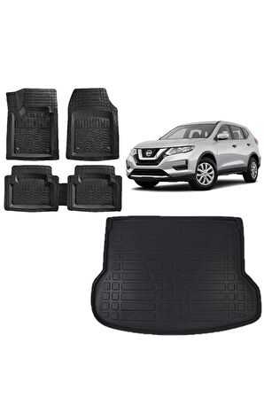 Nissan Xtrail 2014 Model 3d Bagaj Havuzu ve 4D Luxury Havuzlu Paspas