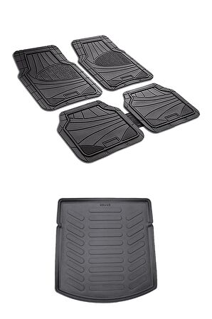 Fiat Palio 2003-2012 Siyah Uyumlu  Galaxy Havuzlu Paspas Ve 3d Bagaj Havuzu