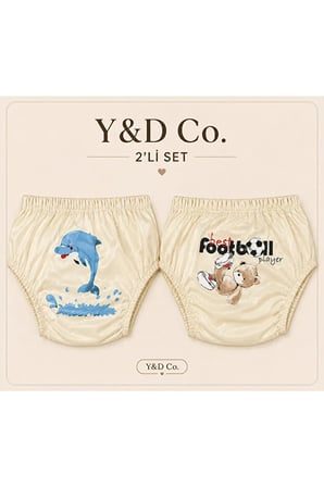 Y&d Co. Tuvalet Alıştırma Külodu Erkek Çocuk 2'li Set (3 Yaş)