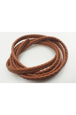 3x10 - 4x10 MM YASSI ÖRGÜLÜ SUNİ DERİ KORDON (5 METRE)