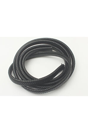3x10 - 4x10 MM YASSI ÖRGÜLÜ SUNİ DERİ KORDON (5 METRE)