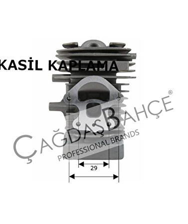 HUSQVARNA 236 / 240E  JONSERED 2238  NİKASİL SİLİNDİR SETİ 39 mm