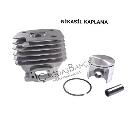 HUSQVARNA 268 TESTERE NİKASİL SİLİNDİR PİSTON SETİ 50 mm