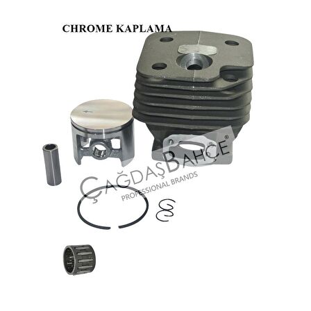 HUSQVARNA 272 TESTERE CHROME SİLİNDİR PİSTON SETİ 52 mm