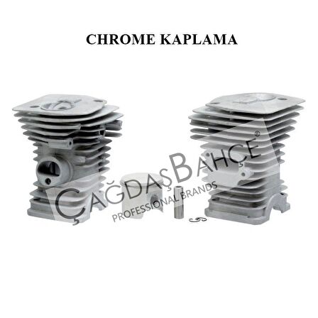 HUSQVARNA 345 / JONSERED 2145 CHROME SİLİNDİR PİSTON SETİ 42 mm
