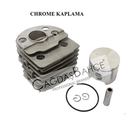 HUSQVARNA 55 / 51TESTERE CHROME SİLİNDİR PİSTON SETİ 46 mm
