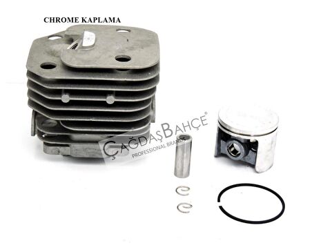 HUSQVARNA 61TESTERE CHROME SİLİNDİR PİSTON SETİ 48 mm