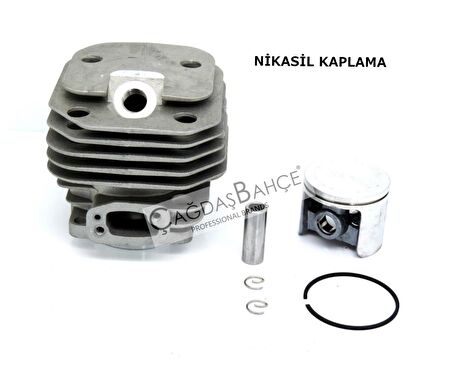 HUSQVARNA 61TESTERE NİKASİL SİLİNDİR PİSTON SETİ 48 mm