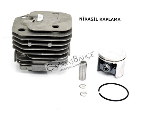HUSQVARNA 61TESTERE NİKASİL SİLİNDİR PİSTON SETİ 48 mm