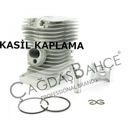 STİHL MS180 MOTORLU TESTERE NİKASİL SİLİNDİR PİSTON SETİ 38 mm