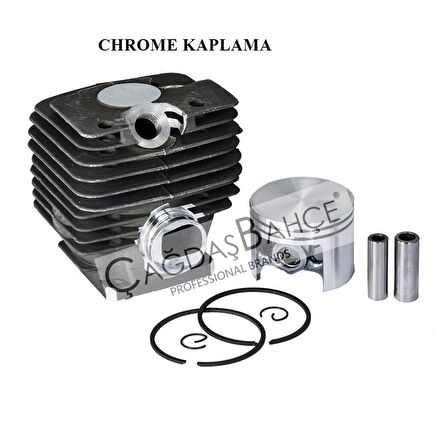 STİHL MS380 / MS381 TESTERE CHROME SİLİNDİR PİSTON SETİ 52 mm