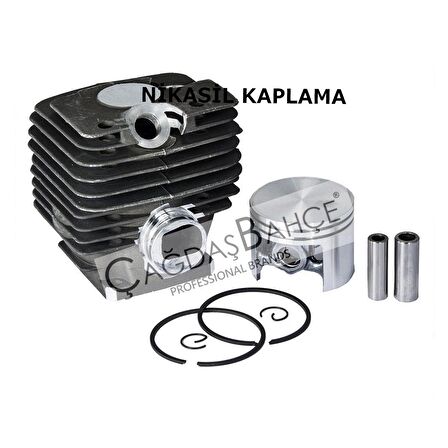 STİHL MS380 / MS381 TESTERE NİKASİL SİLİNDİR PİSTON SETİ 52 mm