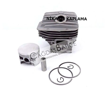 STİHL MS460 / MS046 TESTERE NİKASİL SİLİNDİR PİSTON SETİ 52 mm