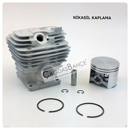 STİHL MS461 MOTORLU TESTERE NİKASİL SİLİNDİR PİSTON SETİ 52 mm