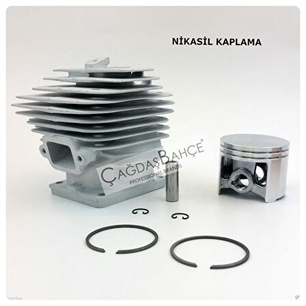 STİHL MS461 MOTORLU TESTERE NİKASİL SİLİNDİR PİSTON SETİ 52 mm