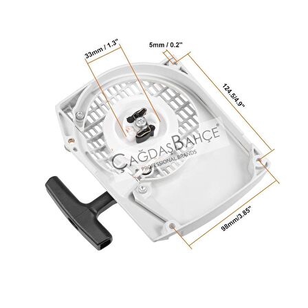 STİHL MS440 / MS460 / MS044 / MS046 MOTORLU TESTERE STARTER KAPAĞI KOMPLE