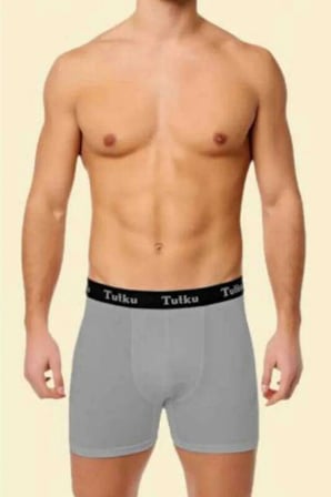 Erkek Likralı Spor Boxer 0400