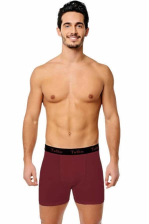 Erkek Likralı Spor Boxer 0400