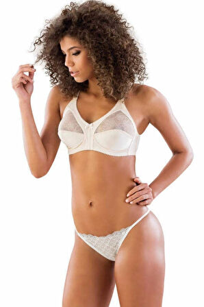 Kadın Tül Detaylı Minimizer Toparlayıcı Sütyen