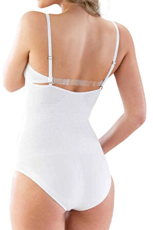 Kadın - Dikişsiz Göğsü Açık Slip Korse 2023