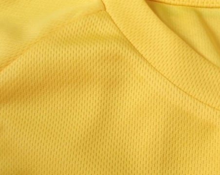 Kadın Fitness Pilates Koşu Antrenman Yağmurdesen Polyester Kumaş Reglan Kol Tişört - Sarı