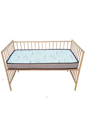 Özel Ölçü Bamboo 10cm 60x90 Beşik Yatağı