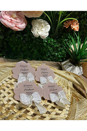 UV Baskı Pleksi Magnet Söz, Nişan, Nikah, Düğün, Kına 10 Adet