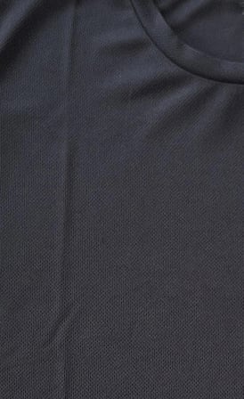 Kadın Fitness Pilates Koşu Antrenman Yağmurdesen Polyester Kumaş Reglan Kol Tişört - Siyah