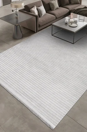 YoudayHomeCollection FİLORA-Krem/Vizon - Salon, Oturma Odası ve Koridor Halısı-Robot Süpürgeye Uyumlu-Kolay Temizlenebilir - 100X300