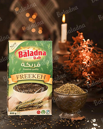  800gr Freekeh Kavrulmuş Yeşil Buğday Lezzetli Tüm Yemlere Uygun doğal ve besleyici 