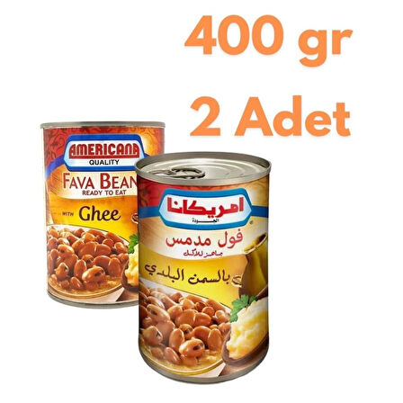 Amerikana Soslu Haşlanmış Bakla 400gr * 2 Adet