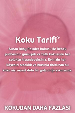 Bebek Pudrası Yedek Çubuklu Oda Ve Ortam Kokusu Esansı Yedek Dolum Şişe Baby Powder 250ml