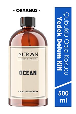 Okyanus Yedek Çubuklu Oda Ve Ortam Kokusu Esansı Yedek Dolum Ocean 500ml