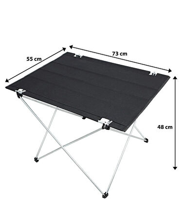 Yek Outdoor Ultralight Hafif & Portatif Kamp Masası 73x55x48cm 