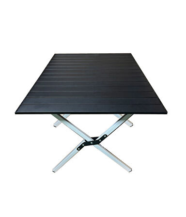 Yek Outdoor 4 Kişilik Kamp Masası ve Sandalye Seti - Siyah