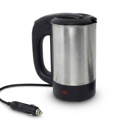 YEK Outdoor 24V Araç İçi Su Isıtıcı Kettle 800 ML Paslanmaz Çelik