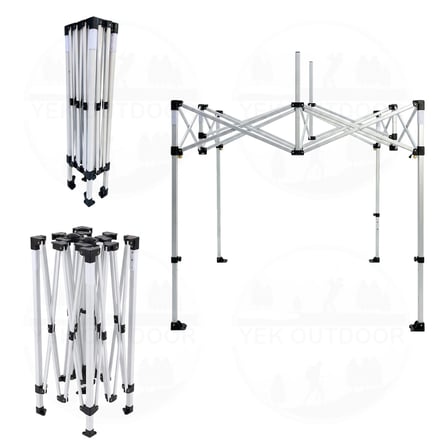 Yek Outdoor Teleskopik 3x2 m Bagaj Boy Otomatik Gazebo İskeleti | Çardak İskeleti