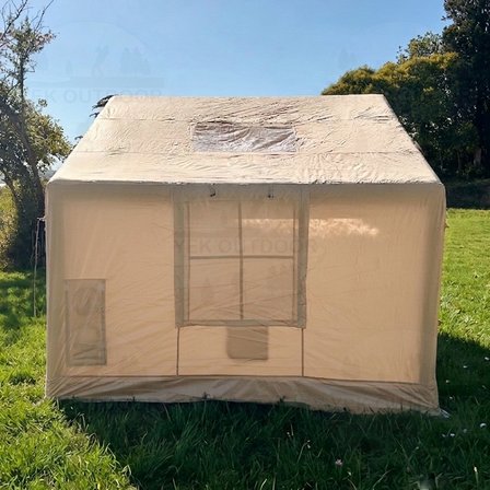 Yek Outdoor 6-8 Kişilik 4 Mevsim Soba/Vebasto Çıkışlı 420D Oxford Şişme Kamp Çadırı – Pompalı, 300x240x215 cm
