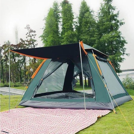 Yek Outdoor 4 Kişilik Tam Otomatik Tenteli Kamp Çadırı 240x240x160