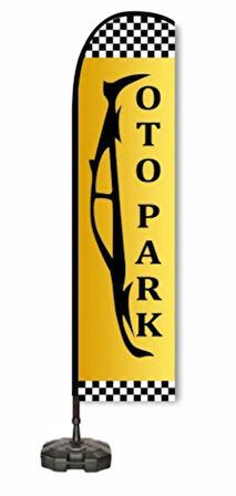 AYYILDIZ BAYRAKÇILIK OTOPARK YELKEN BAYRAK 75*300 (SET)