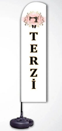 AYYILDIZ BAYRAKÇILIK TERZİ YELKEN BAYRAK 75*300 (TEKLİ)