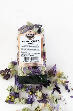 Hatmi Çiçeği Otu Bitkisi Şifalı Bitkiler 26 gr